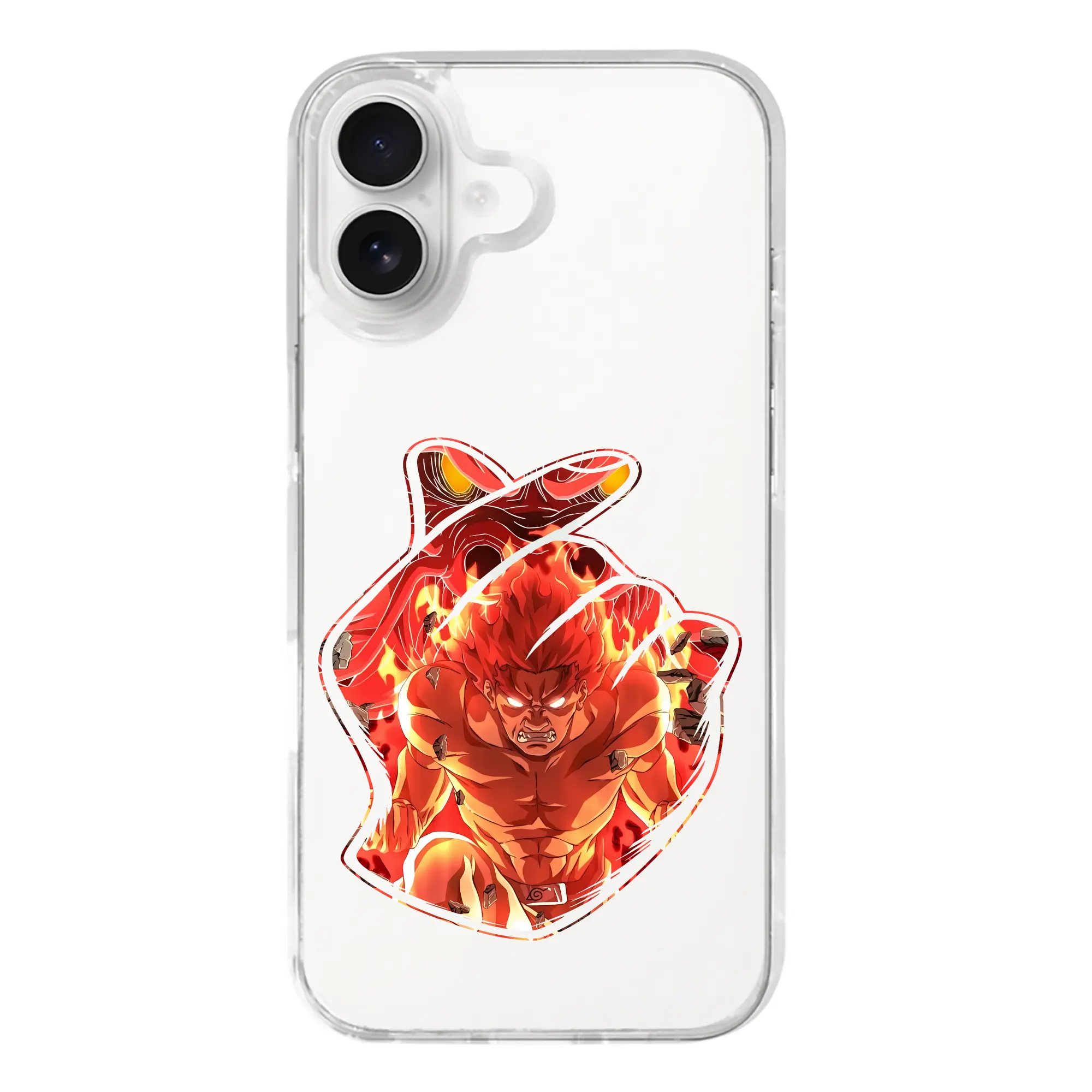 ナルト グッズ マイト・ガイ - iPhone 17シリーズ 透明スマホケース – 薄型・耐衝撃・精密フィット保護カバー